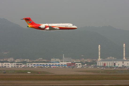 中航工业高层呼吁京沪穗支持国产支线飞机