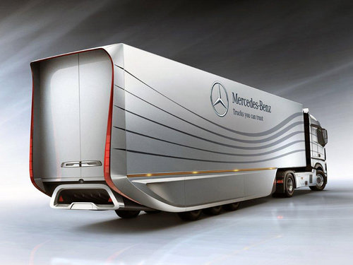 奔驰最新空力设计卡车 年节约燃油2000升