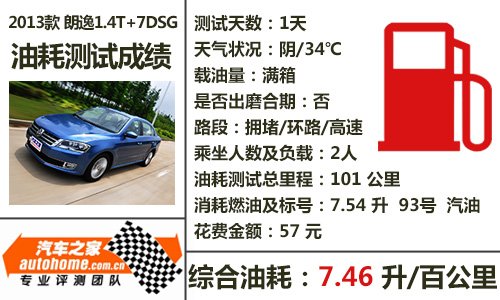 穿上统一制服 测试上海大众新朗逸1.4T