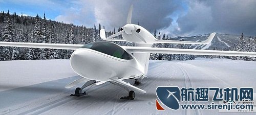 法国航空公司推出三栖飞机 能滑雪能折叠